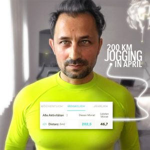 200km gelaufen