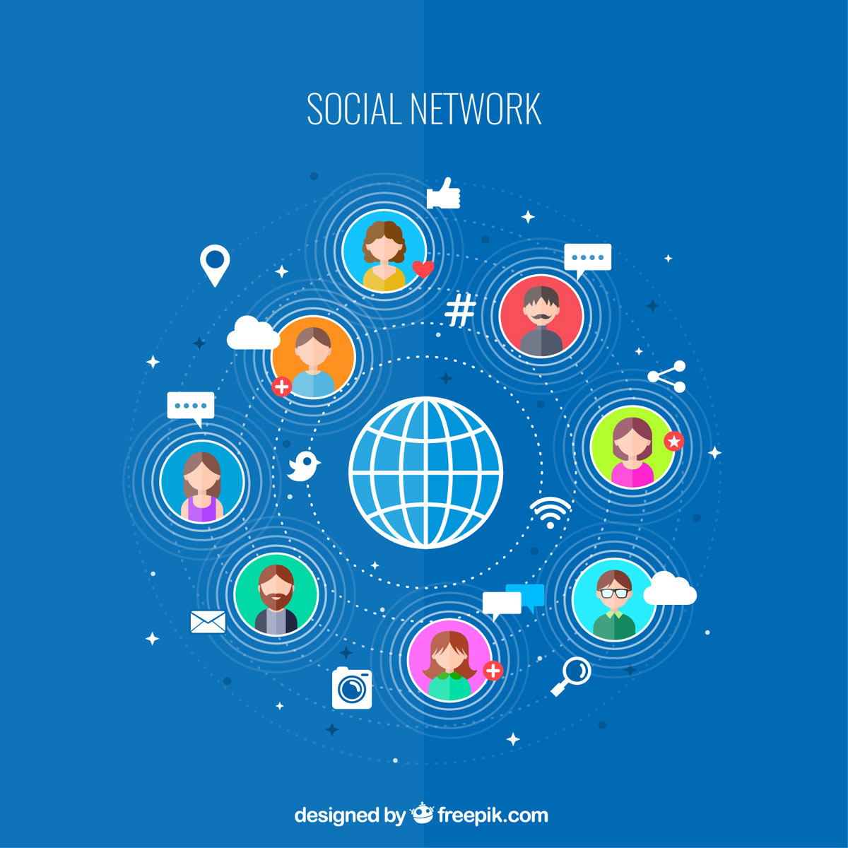 Social Netzwork by freepik.com